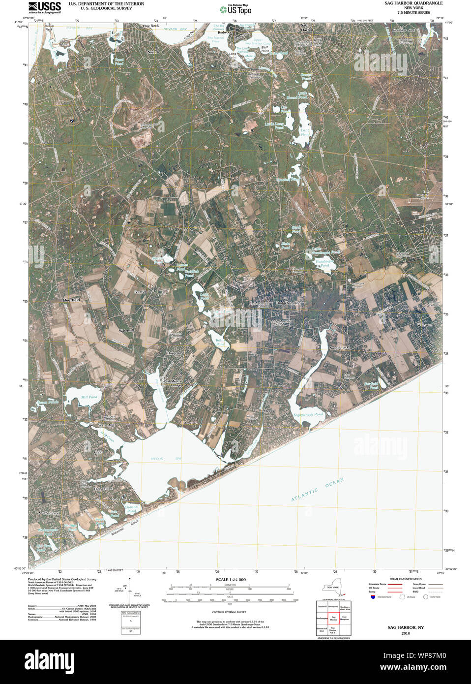 Map of sag harbor Cut Out Stock Images & Pictures Alamy