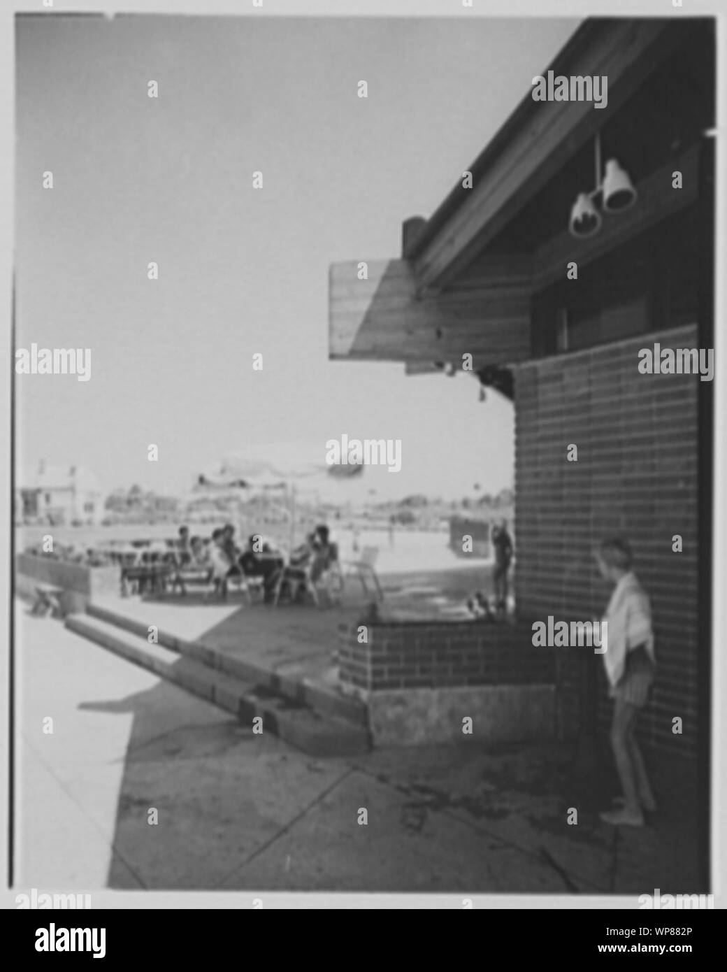 Linden Woods Swim Club, Howard Beach Stock Photo Alamy