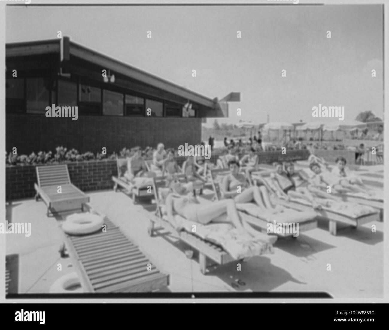 Linden Woods Swim Club, Howard Beach Stock Photo Alamy