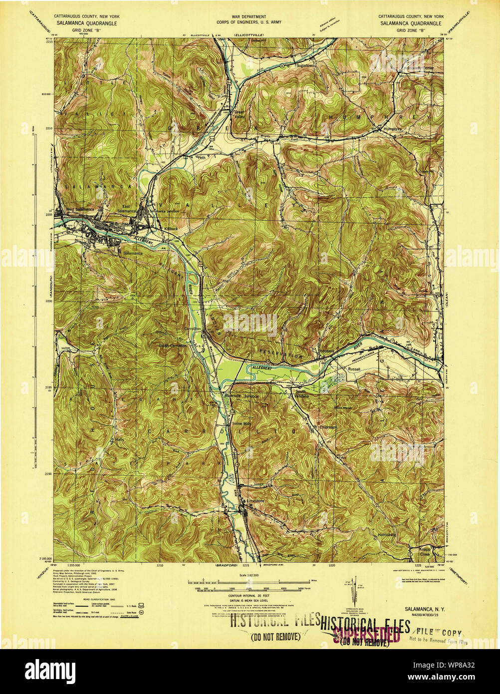 New York NY Salamanca 129322 1943 62500 Restoration Stock Photo Alamy