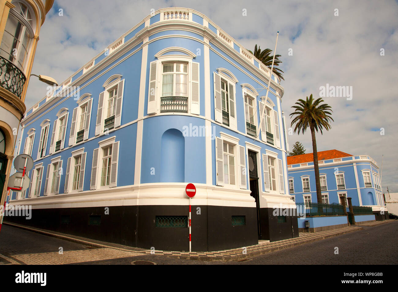 Palace (Palacio da Conceiçao) in Ponta Delgada. Sao Miguel island, Azores islands, Portugal. Stock Photo