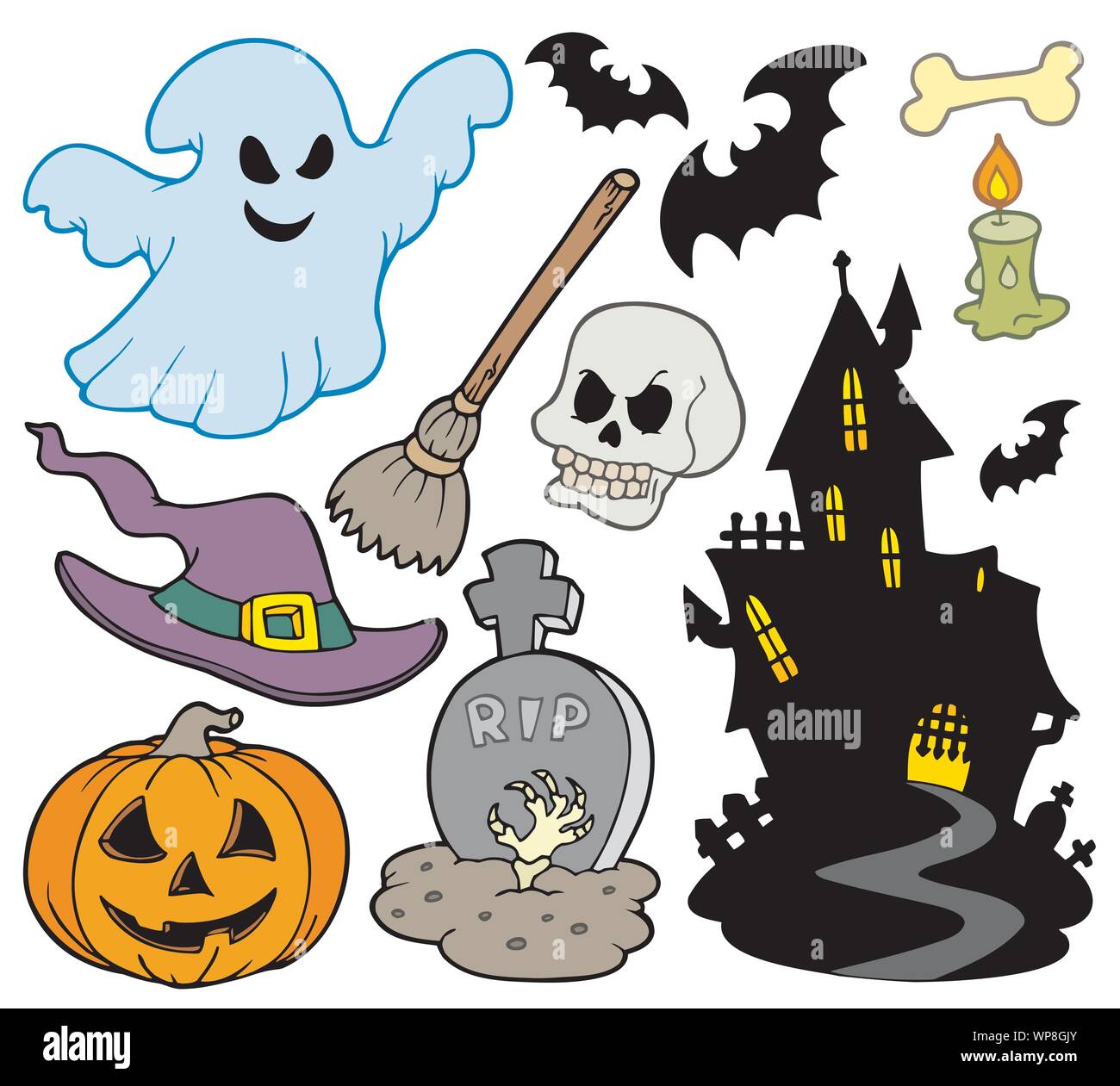 Set of Halloween images Stock Vector Image & Art - Alamy
