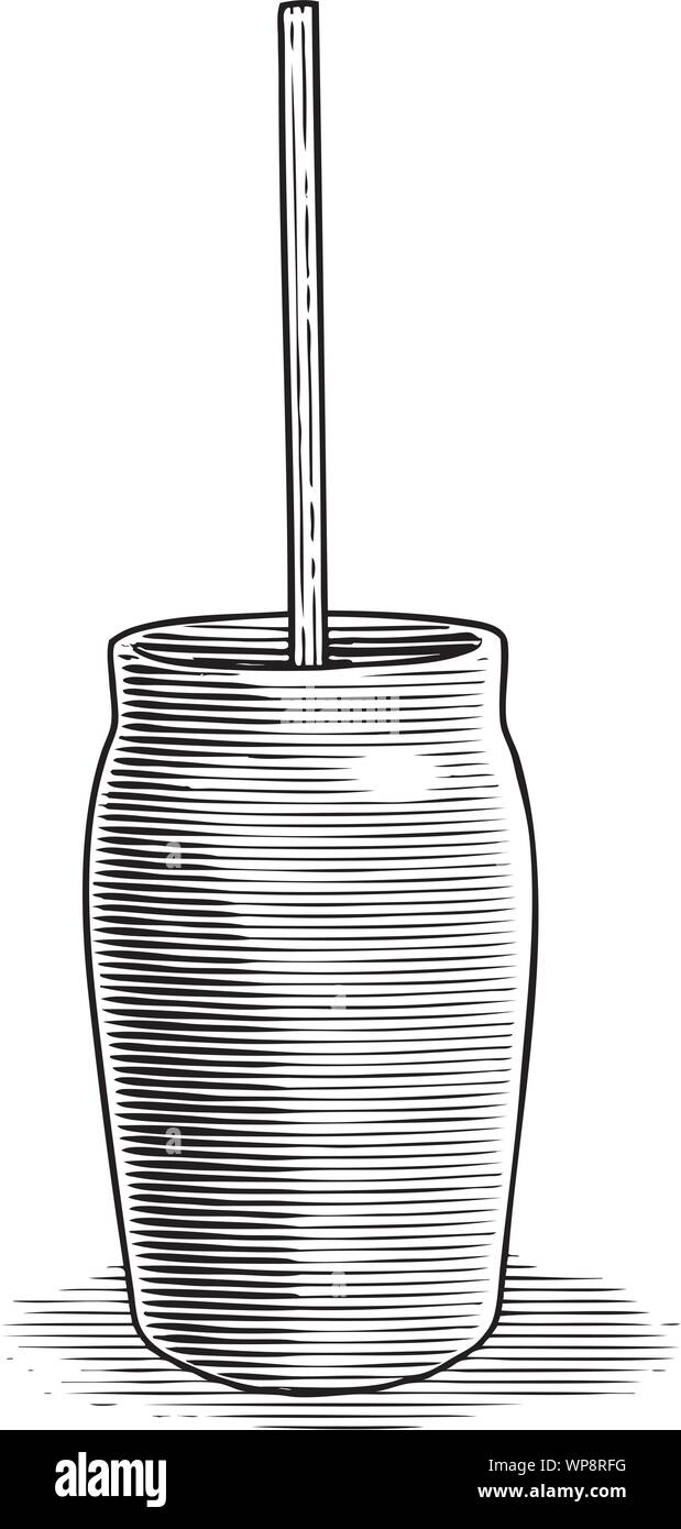 Antique butter churn Stock Vector Images Alamy
