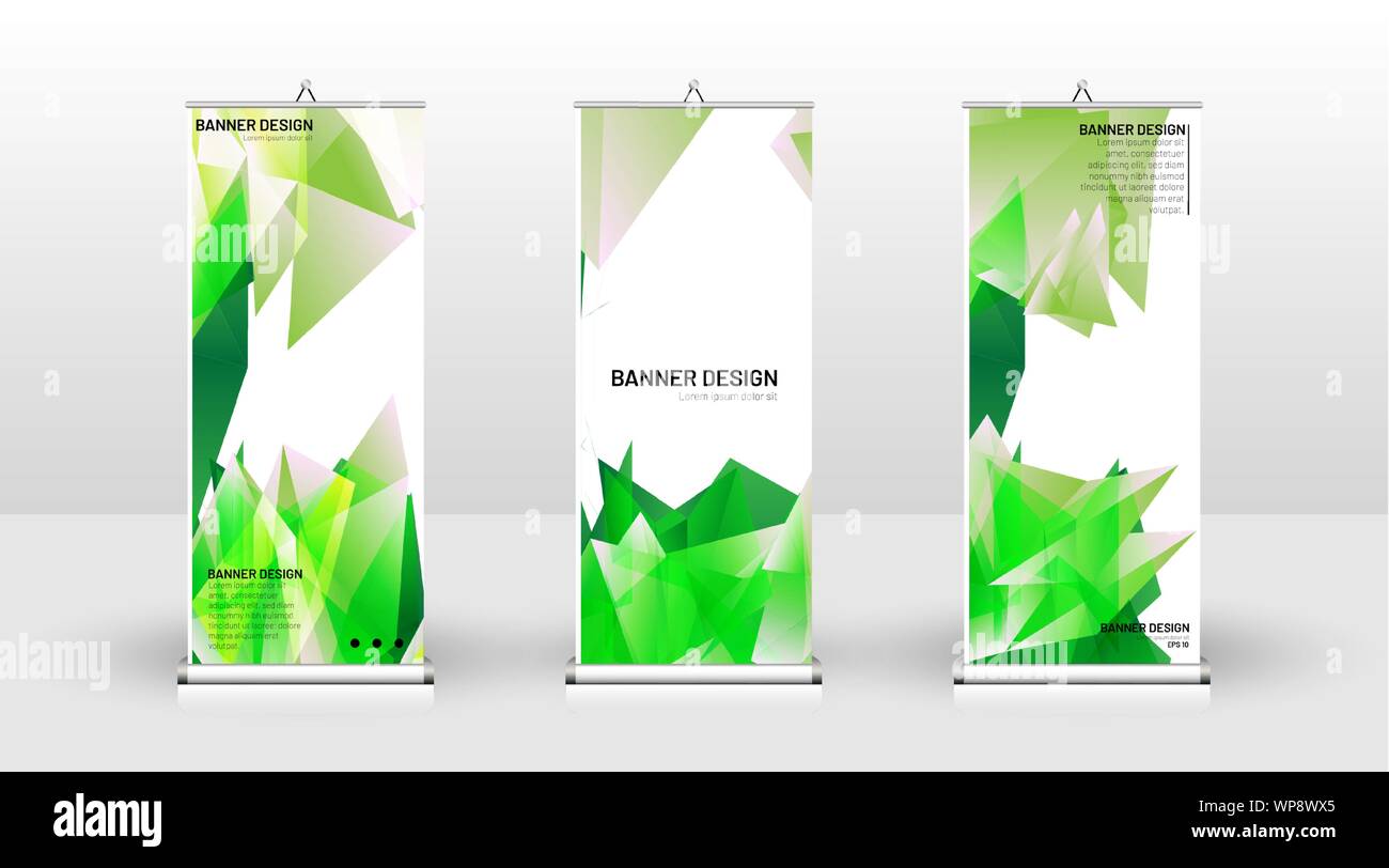 Vertical Banner Template Design Can Be Used For Brochures Covers