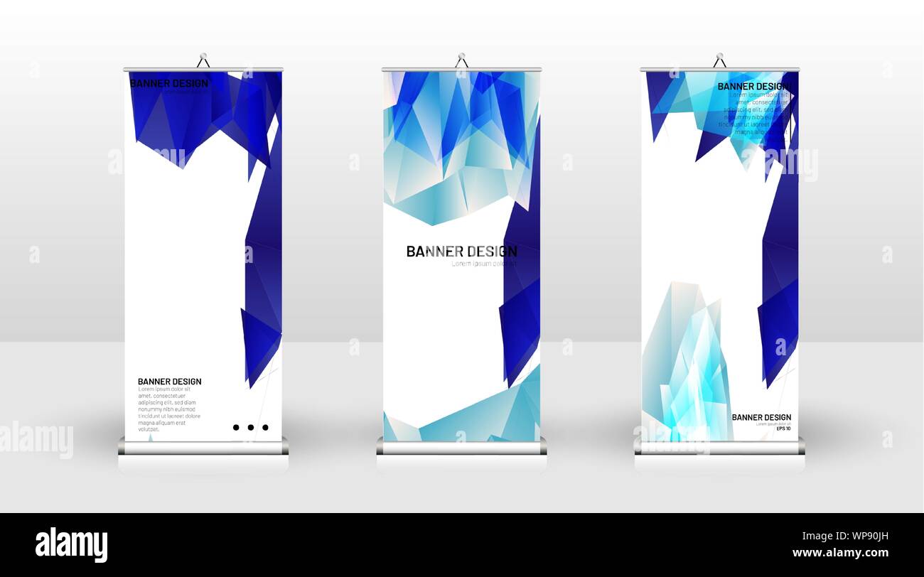Vertical Banner Template Design Can Be Used For Brochures Covers