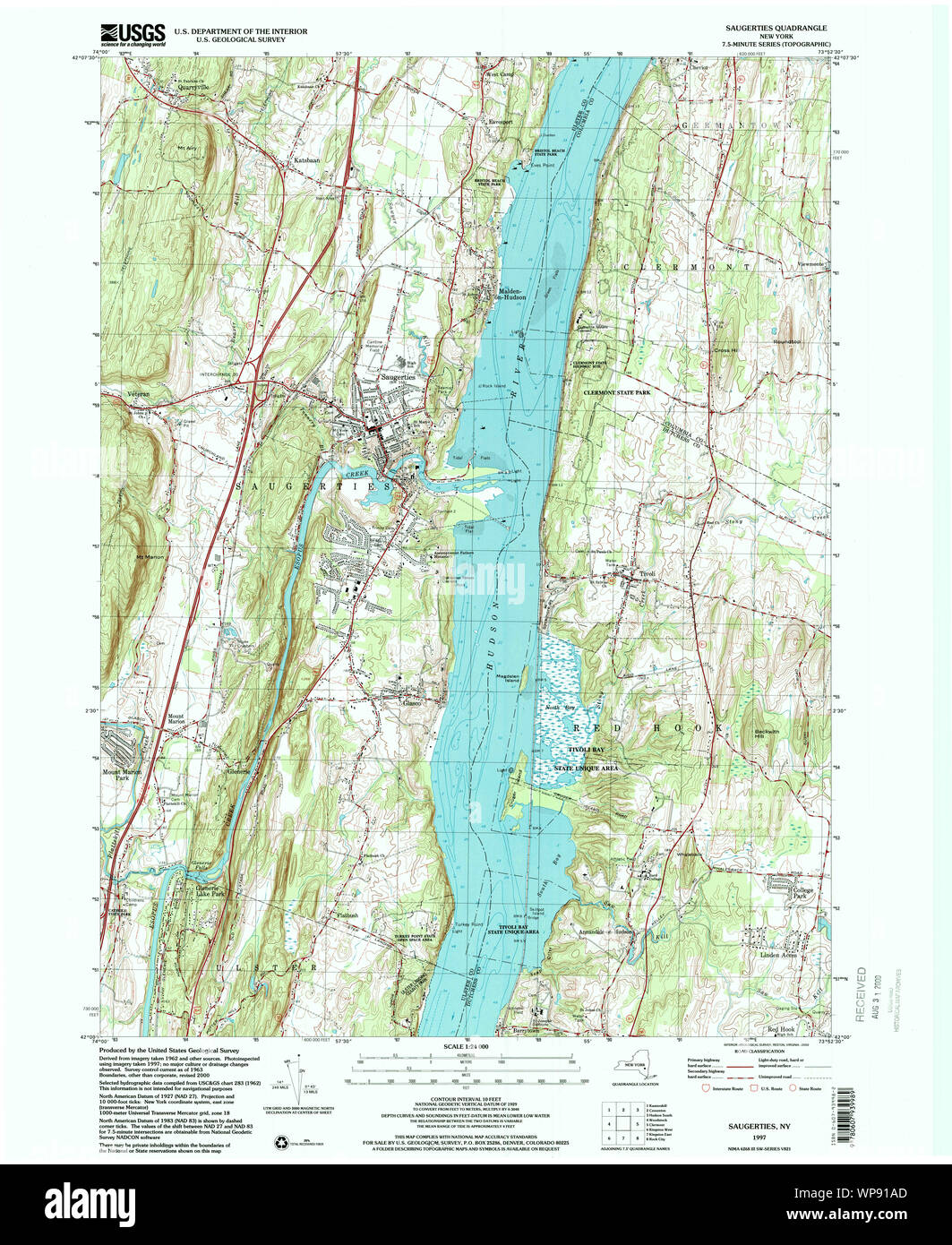 Map Of Saugerties Ny Saugerties New York Map Cut Out Stock Images & Pictures - Alamy
