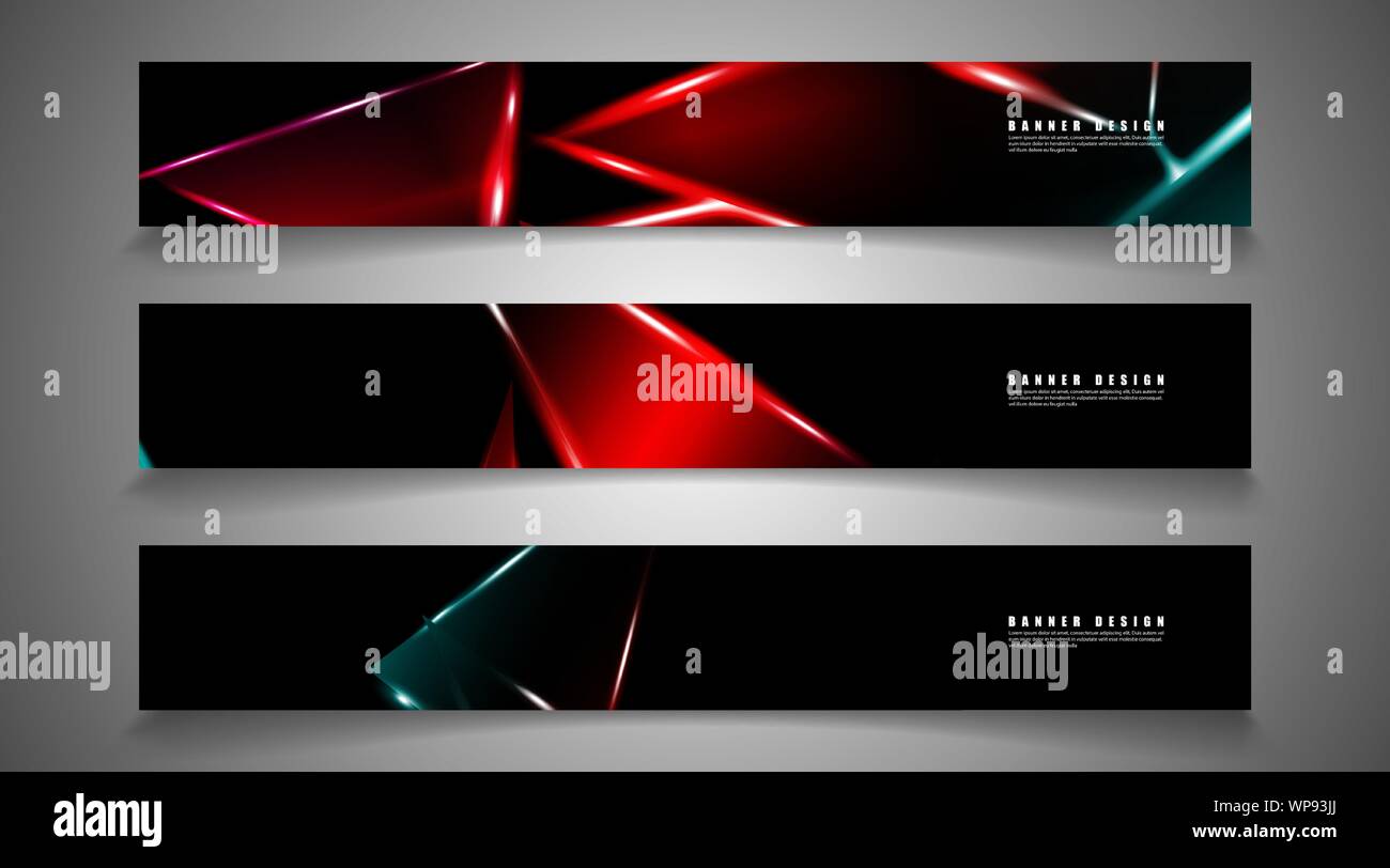 Minimal Banner Design Triangular Shape Vector Design Background