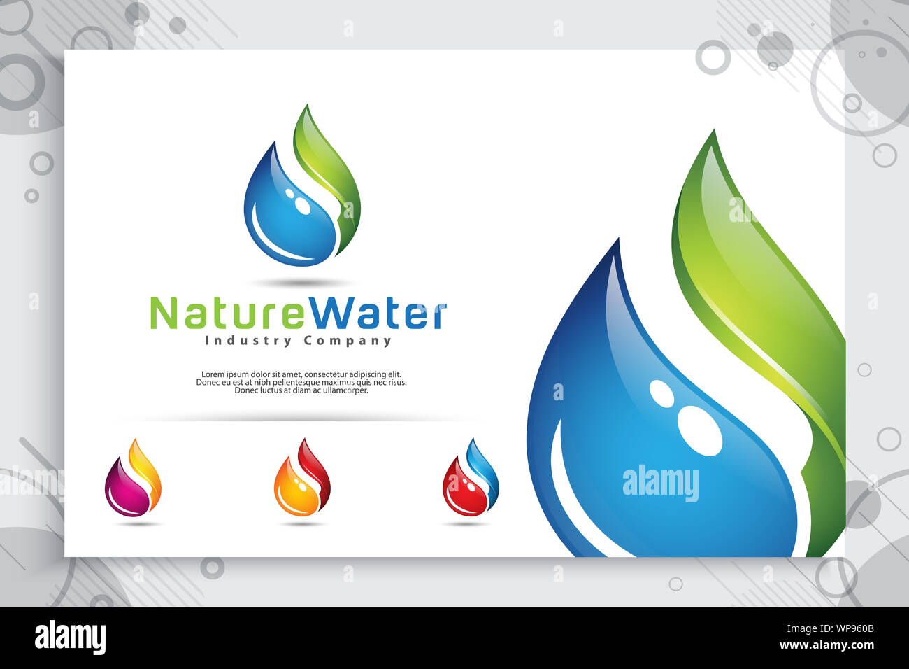 Nature Water Drop Vector Logo Design With Modern Style Color Concept Symbol Illustration Fresh Leaf And Water For Technology And Energy Industry Comp Stock Photo Alamy Nature Water Drop Vector Logo Design With Modern Style Color Concept Symbol Illustration Fresh Leaf And Water For Technology And Energy Industry Comp Stock Photo Alamy