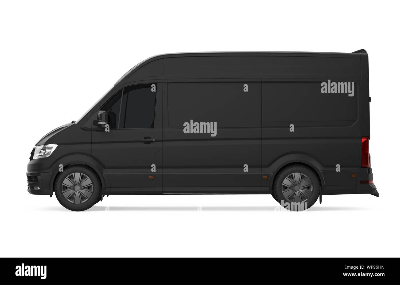 Delivery Van Isolated Stock Photo Alamy