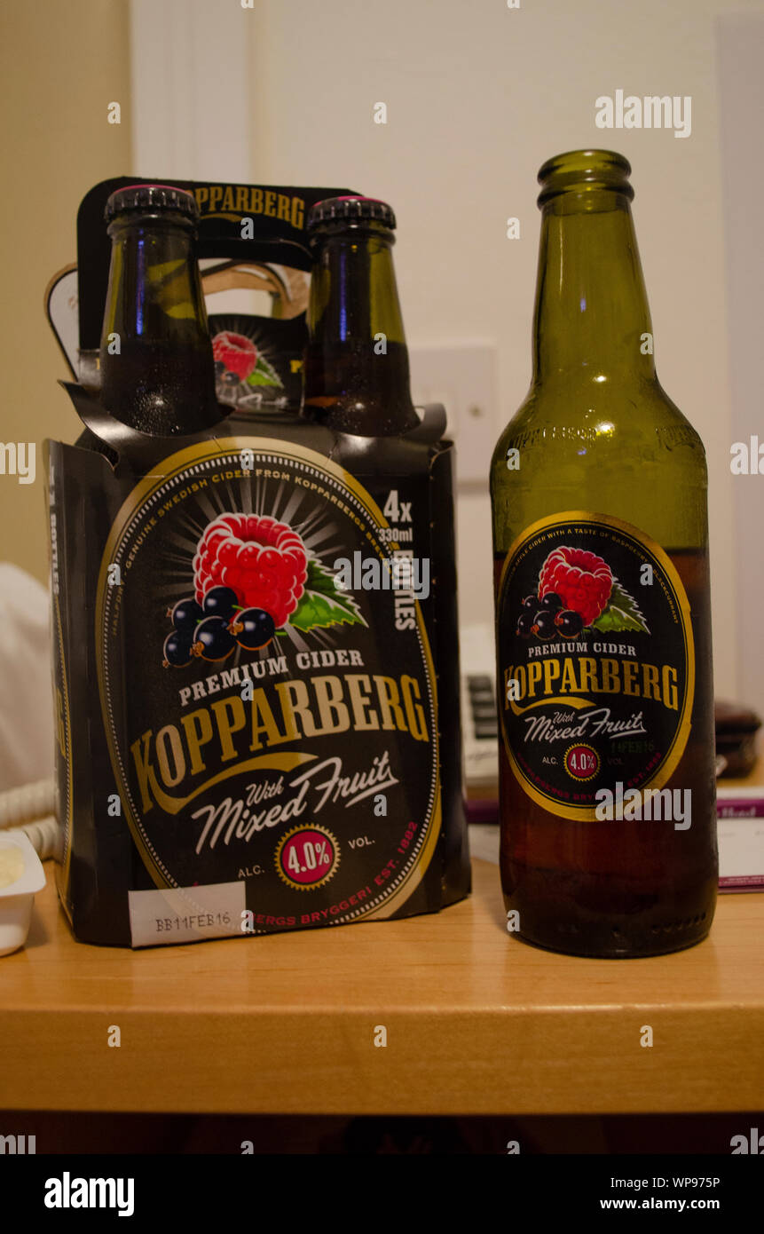 Kopparberg mixed fruit cider Stock Photo Alamy