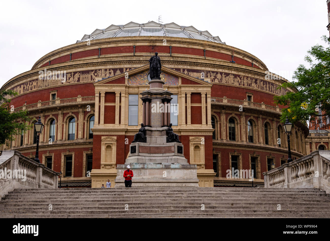 Royal Albert Hall exterior from Prince Consort Road, Kensignton London