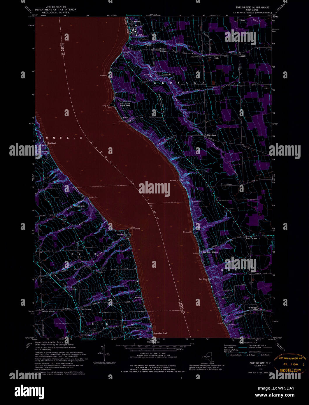 New York NY Sheldrake 136912 1971 24000 Inverted Restoration Stock