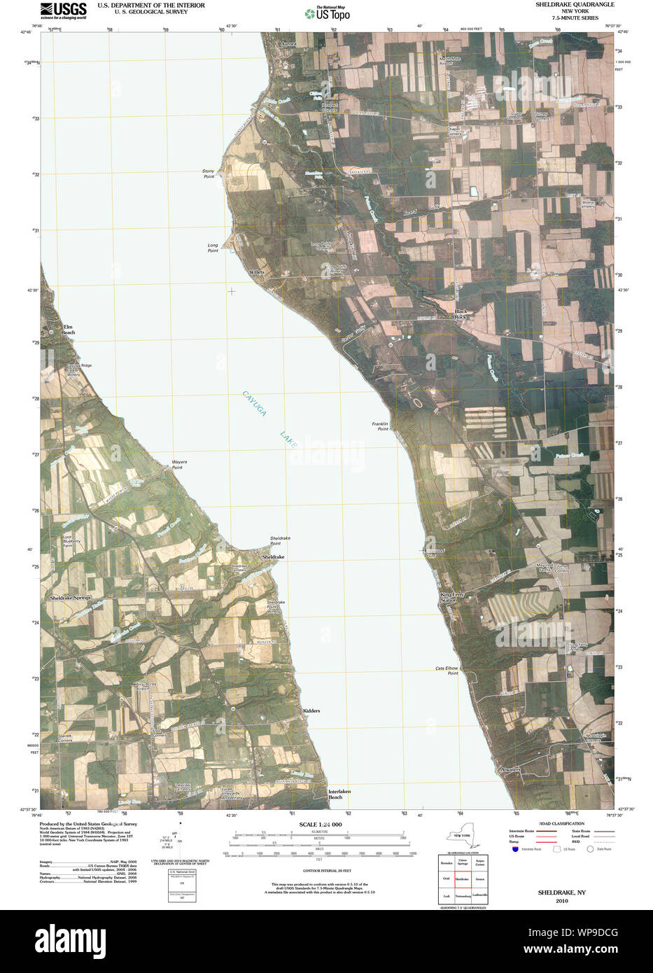 Map of sheldrake new york hires stock photography and images Alamy