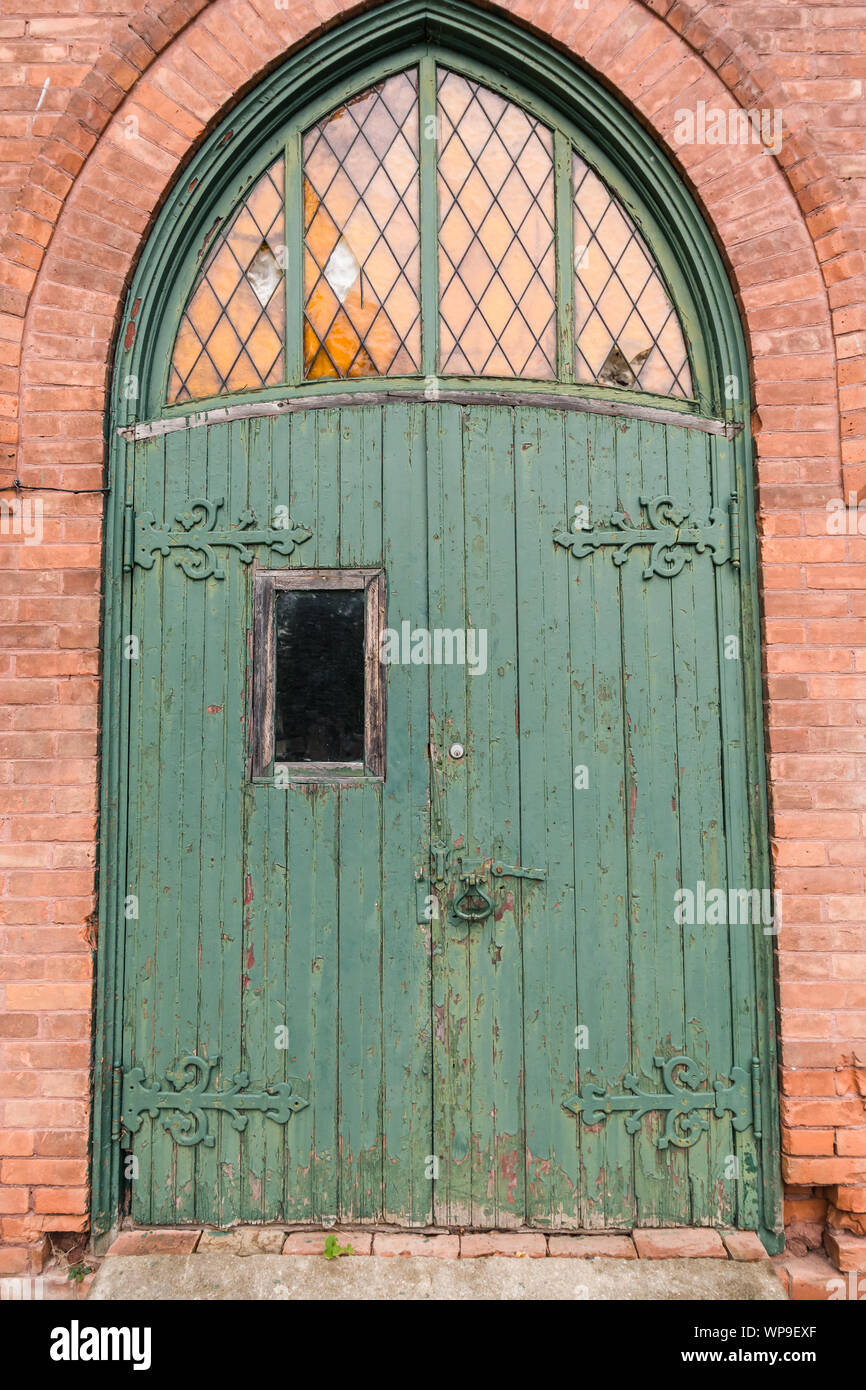 Vintage Church door Stock Photo - Alamy