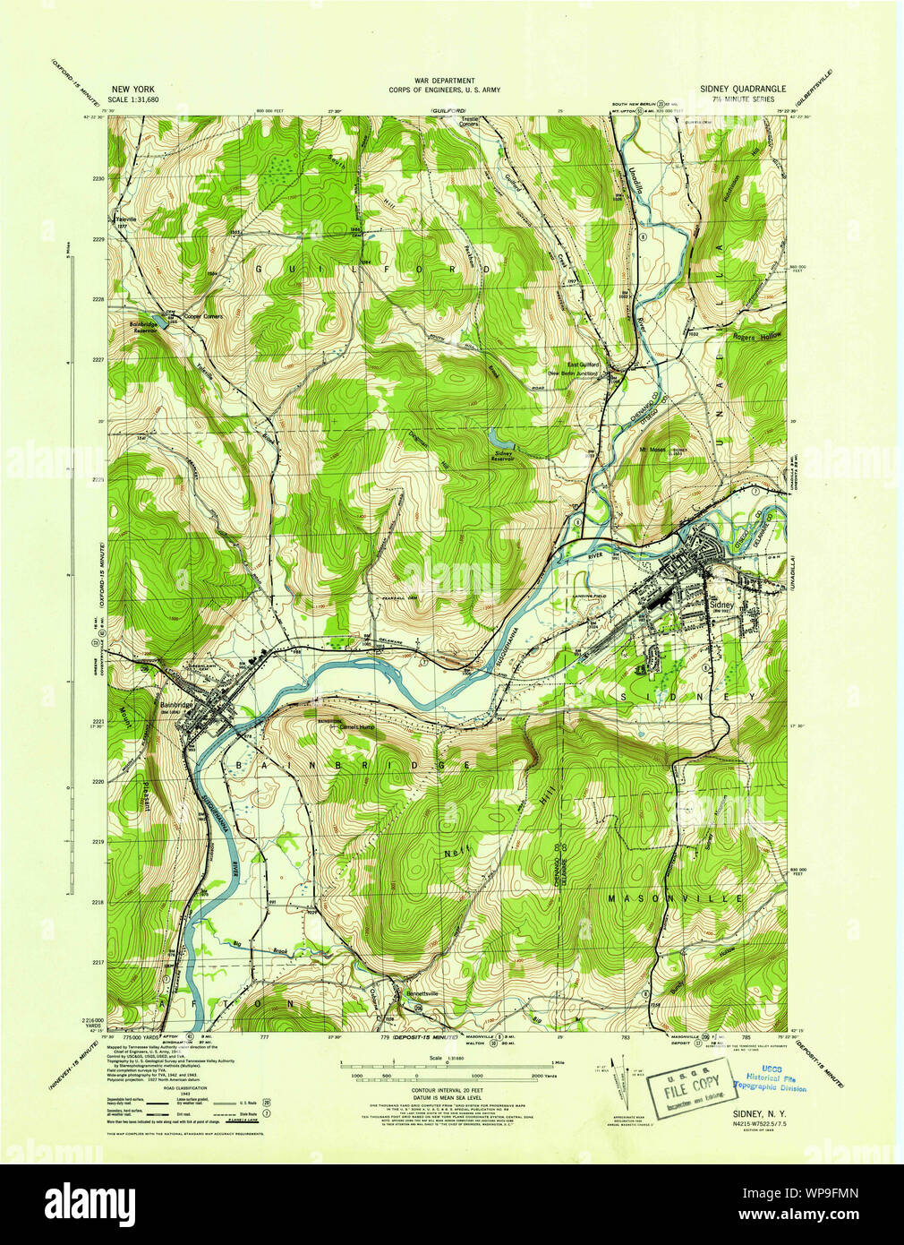 New York NY Sidney 136305 1945 31680 Restoration Stock Photo Alamy