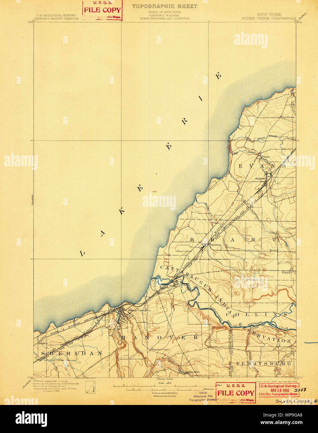 Silver creek new york map hires stock photography and images Alamy