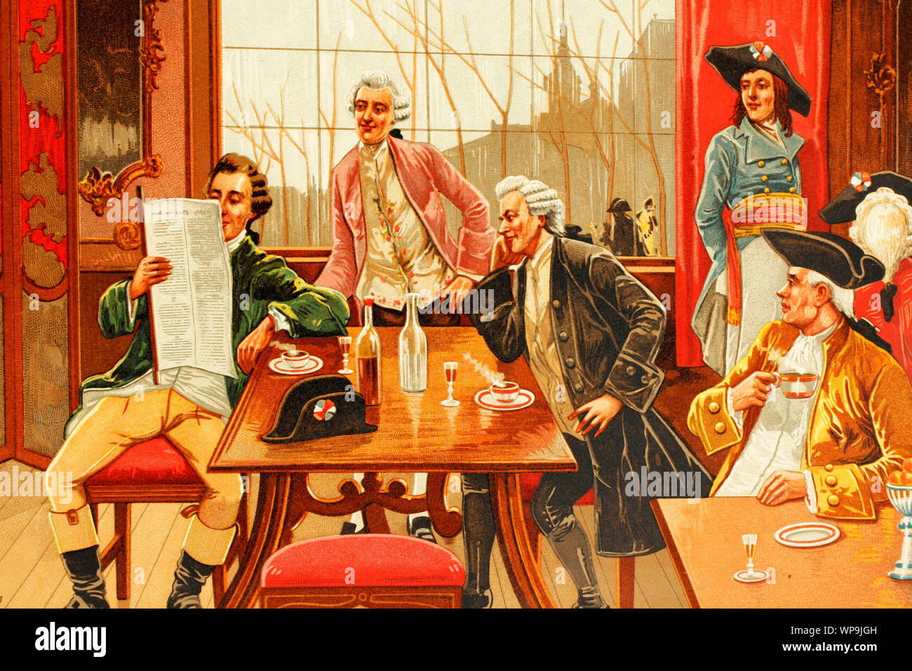 19th Century Paris Cafe Stock Photos & 19th Century Paris Cafe Stock