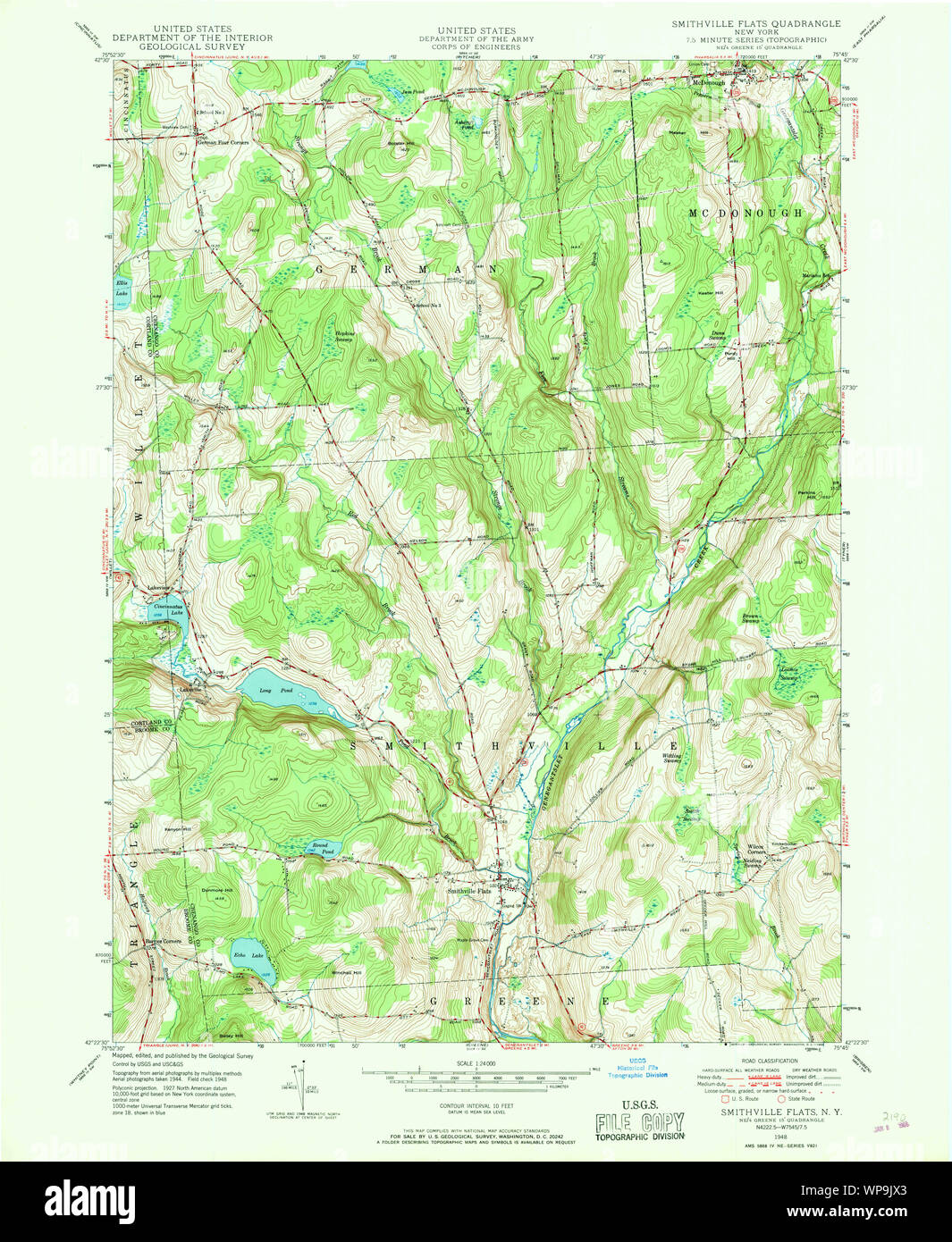 New York NY Smithville Flats 136184 1948 24000 Restoration Stock Photo