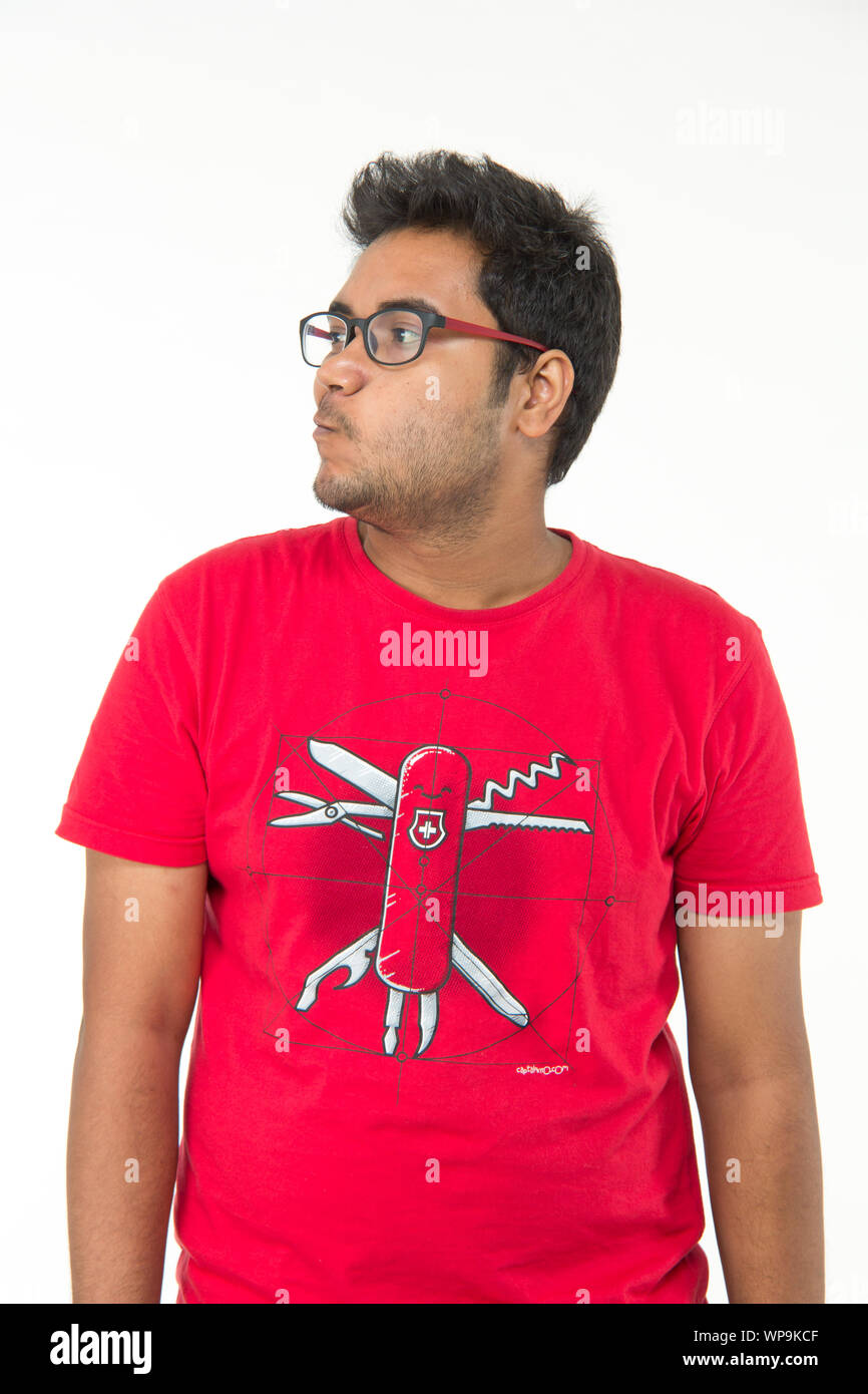 Person making a funny face hi-res stock photography and images - Alamy