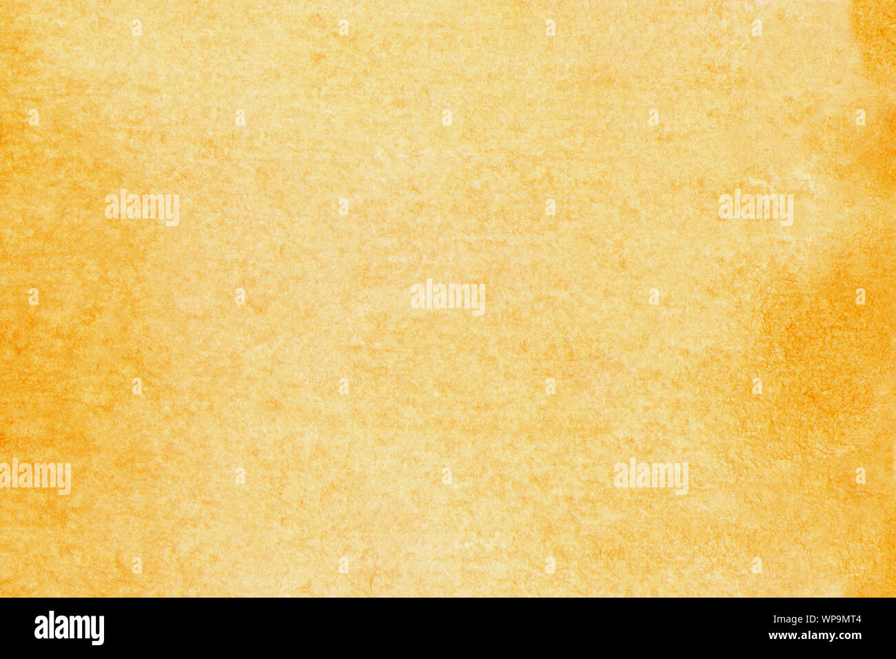 Abstract yellow illustration. Watercolor background on paper.High resolution poster Stock Photo