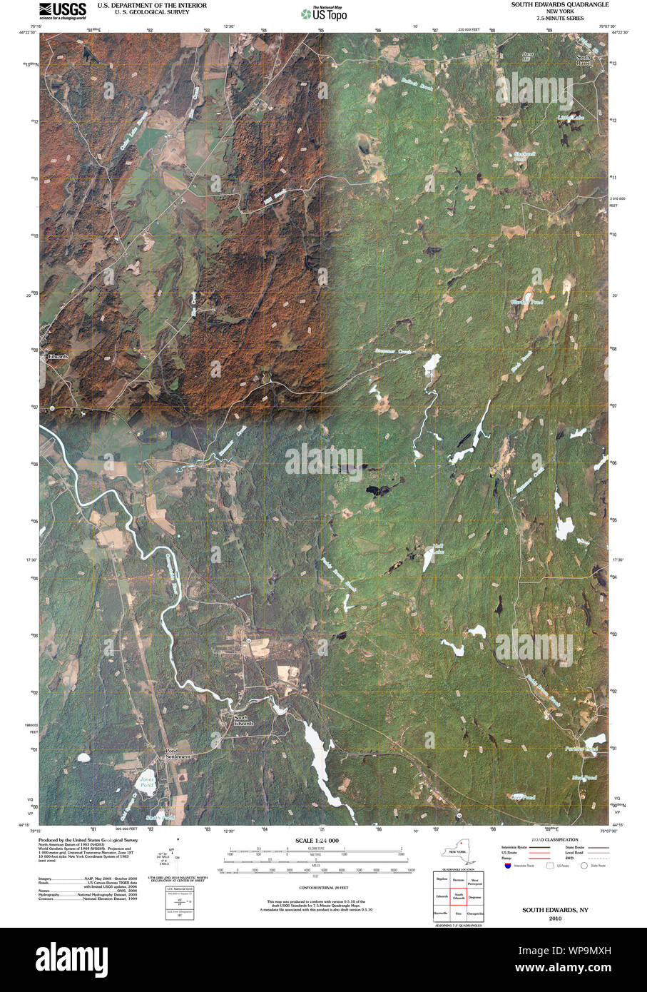 Edwards new york map Cut Out Stock Images & Pictures Alamy