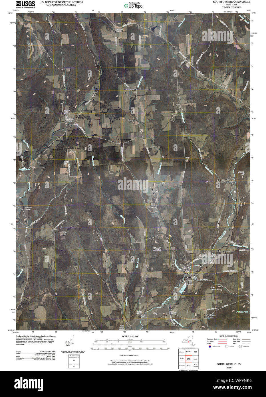 New York NY South Otselic 20100304 TM Restoration Stock Photo Alamy