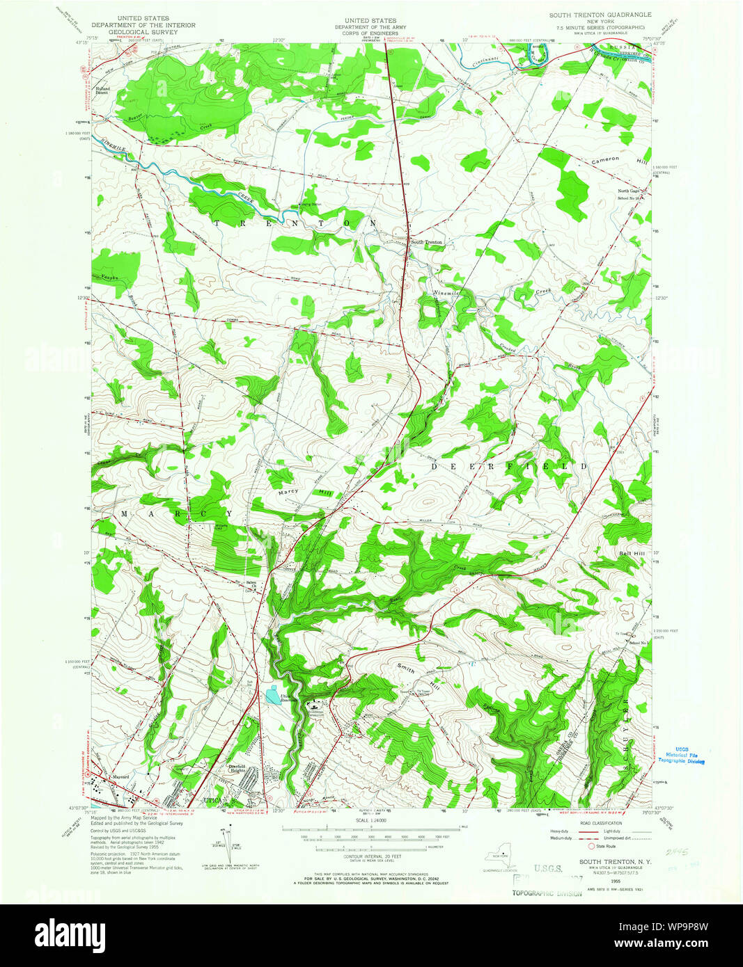 New York NY South Trenton 136206 1955 24000 Restoration Stock Photo Alamy