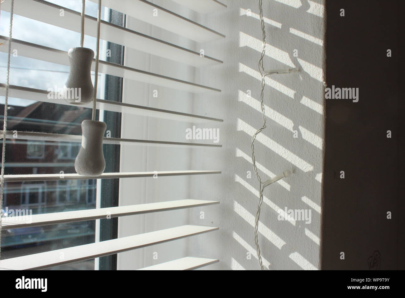 Venetian Blind Bedroom Stock Photos Venetian Blind Bedroom