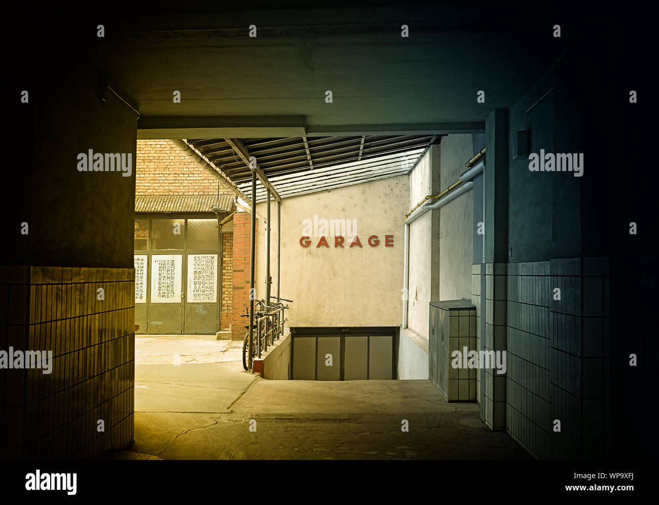 Underground parking ramp hires stock photography and images Alamy