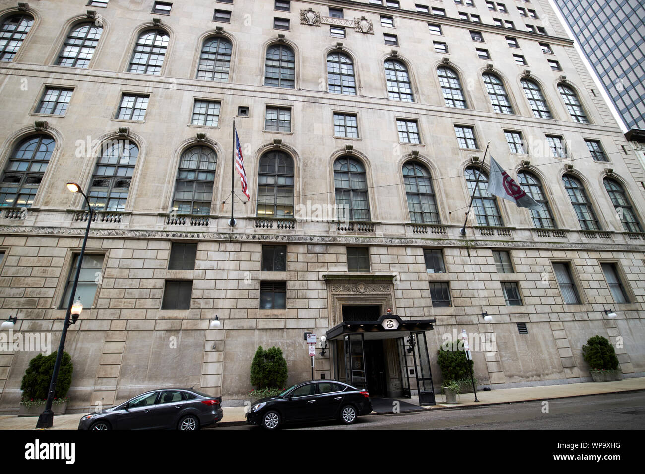 The Standard Club Chicago Illinois USA Stock Photo Alamy