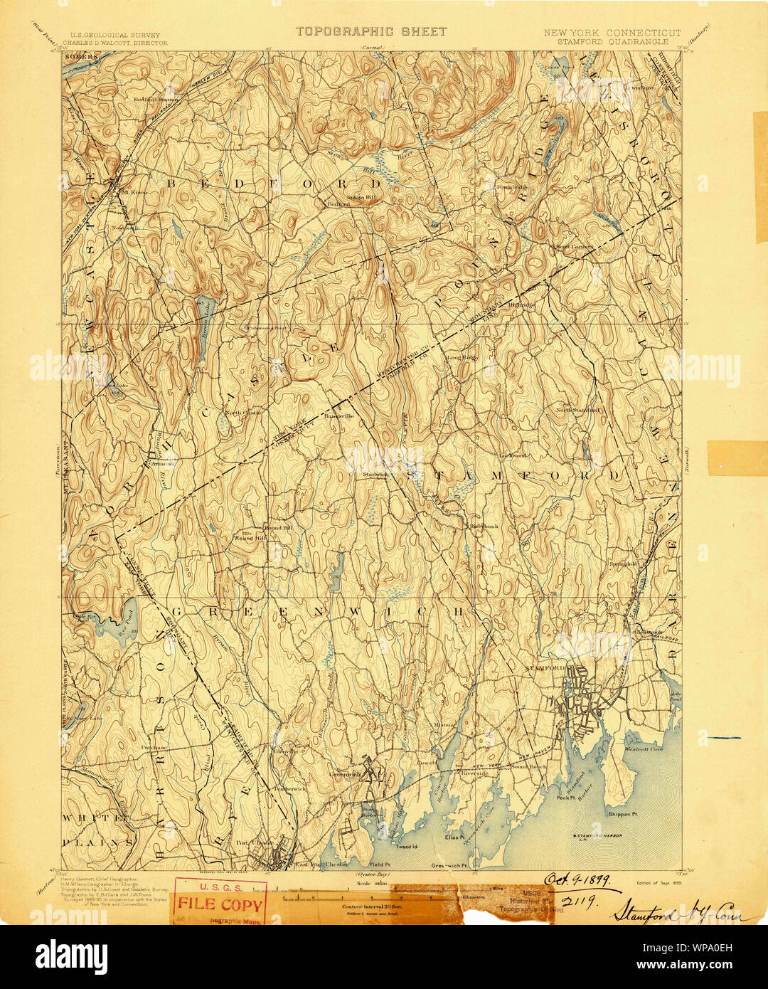 Map of stamford new york hires stock photography and images Alamy