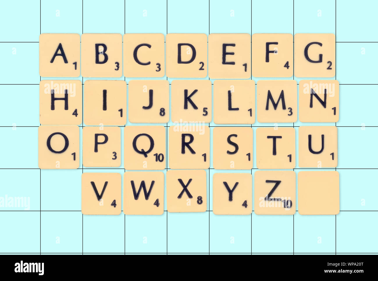 Blank scrabble tile hires stock photography and images Alamy