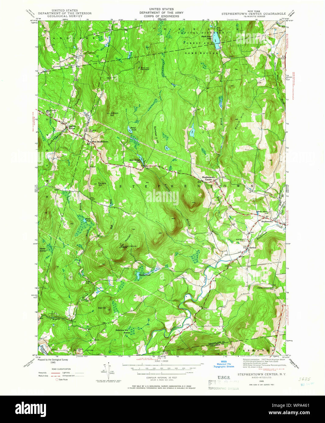 New York NY Stephentown Center 139896 1945 24000 Restoration Stock