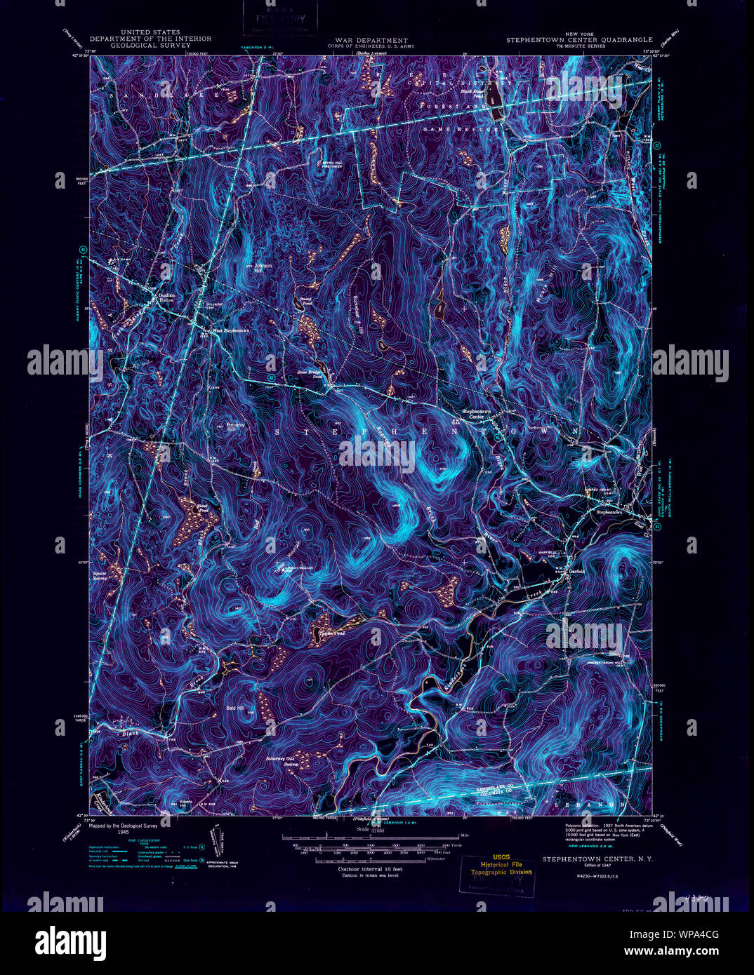 New York NY Stephentown Center 139901 1947 31680 Inverted Restoration
