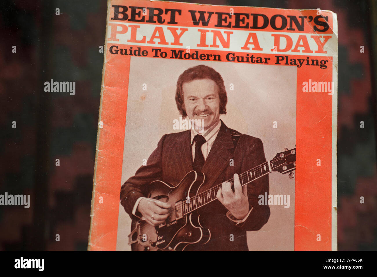 Cover of Bert Weedon's classic 'Play in a Day' guitar tuition book. Stock Photo
