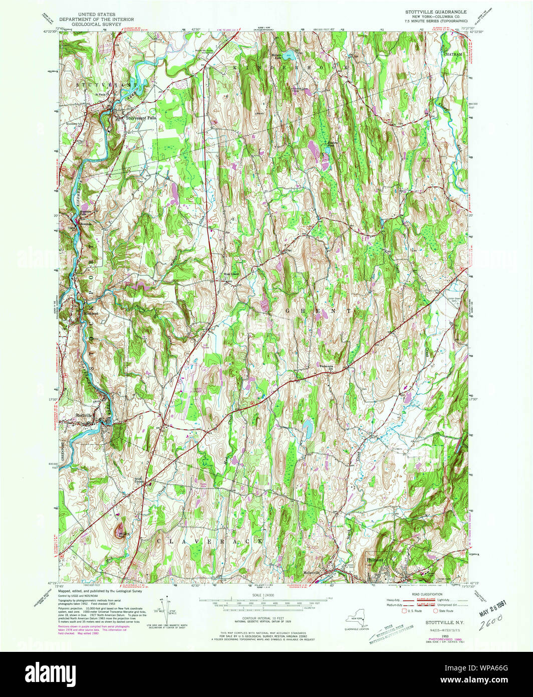 New York NY Stottville 139920 1953 24000 Restoration Stock Photo Alamy