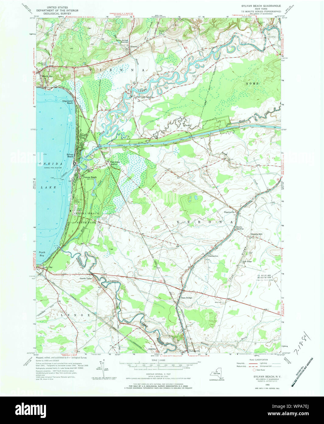 New York NY Sylvan Beach 139935 1955 24000 Restoration Stock Photo Alamy