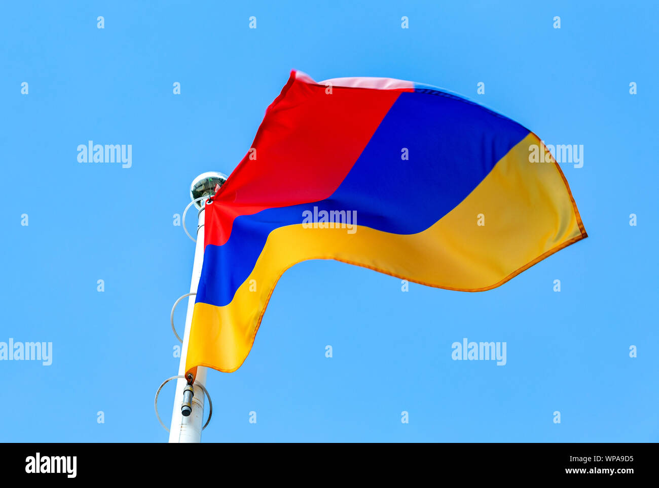 National armenia waving flag hi-res stock photography and images - Alamy