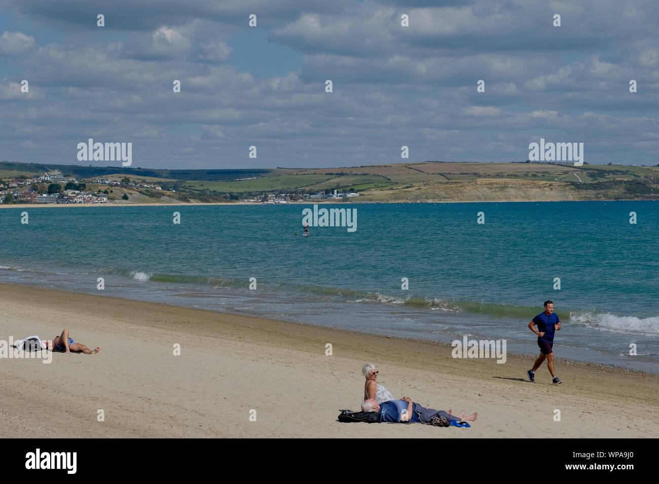 Weymouth, Dorset, UK. 8th Sep, 2019. Visitors to Weymouth enjoy a day of sunshine as the good weather extends beyond the holiday season Credit: Tom Corban/Alamy Live News Stock Photo