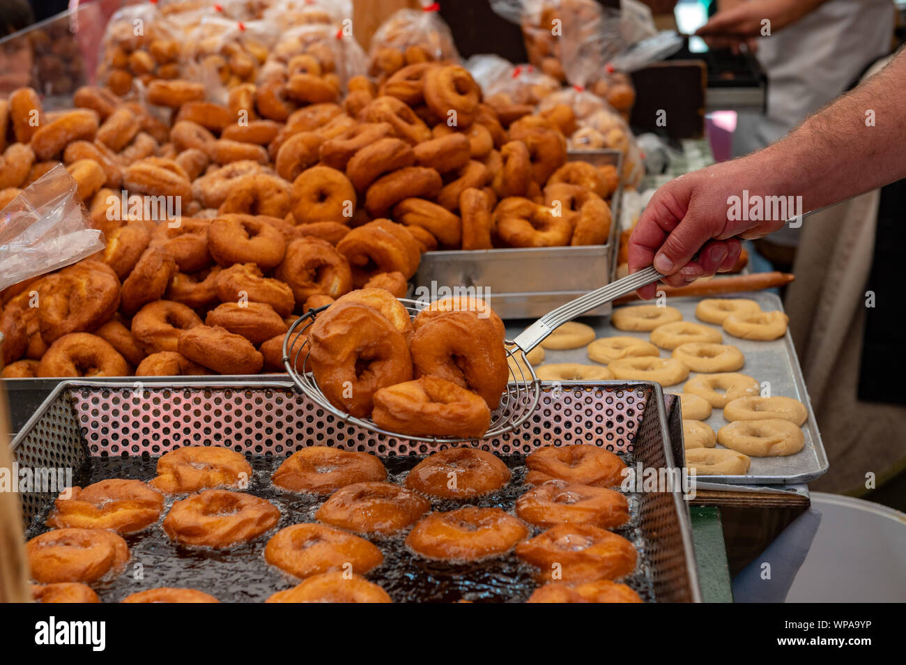 Traditional homemade donuts from Spain Stock Photo Alamy