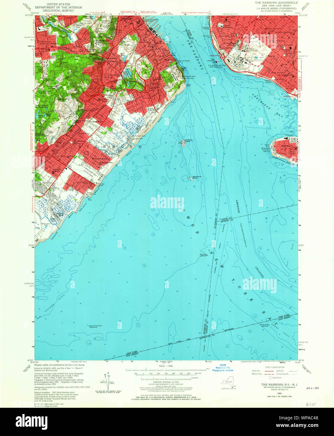 New York NY The Narrows 139985 1955 24000 Restoration Stock Photo Alamy