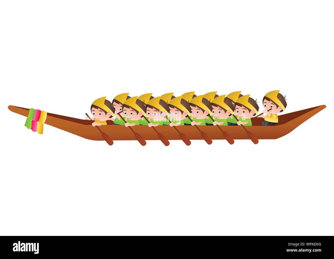Rowing Race Vector