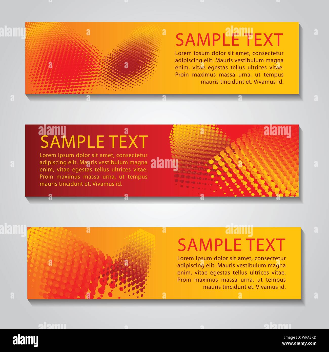 Red and yellow abstract technology banner.Vector corporate design ...