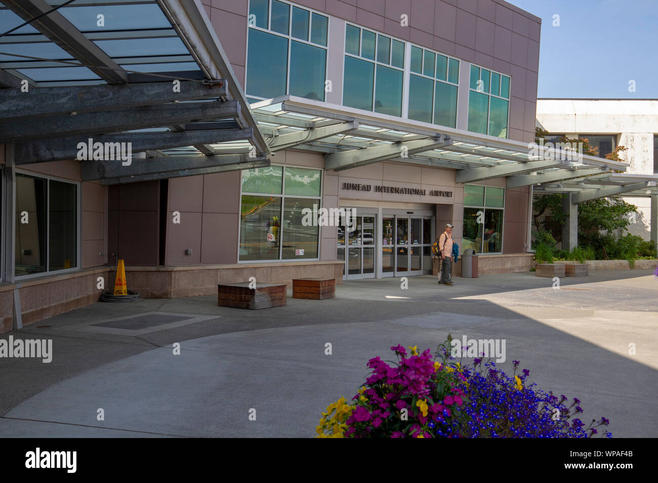 Juneau International Airport in Juneau, Alaska the Alaska State Capitol
