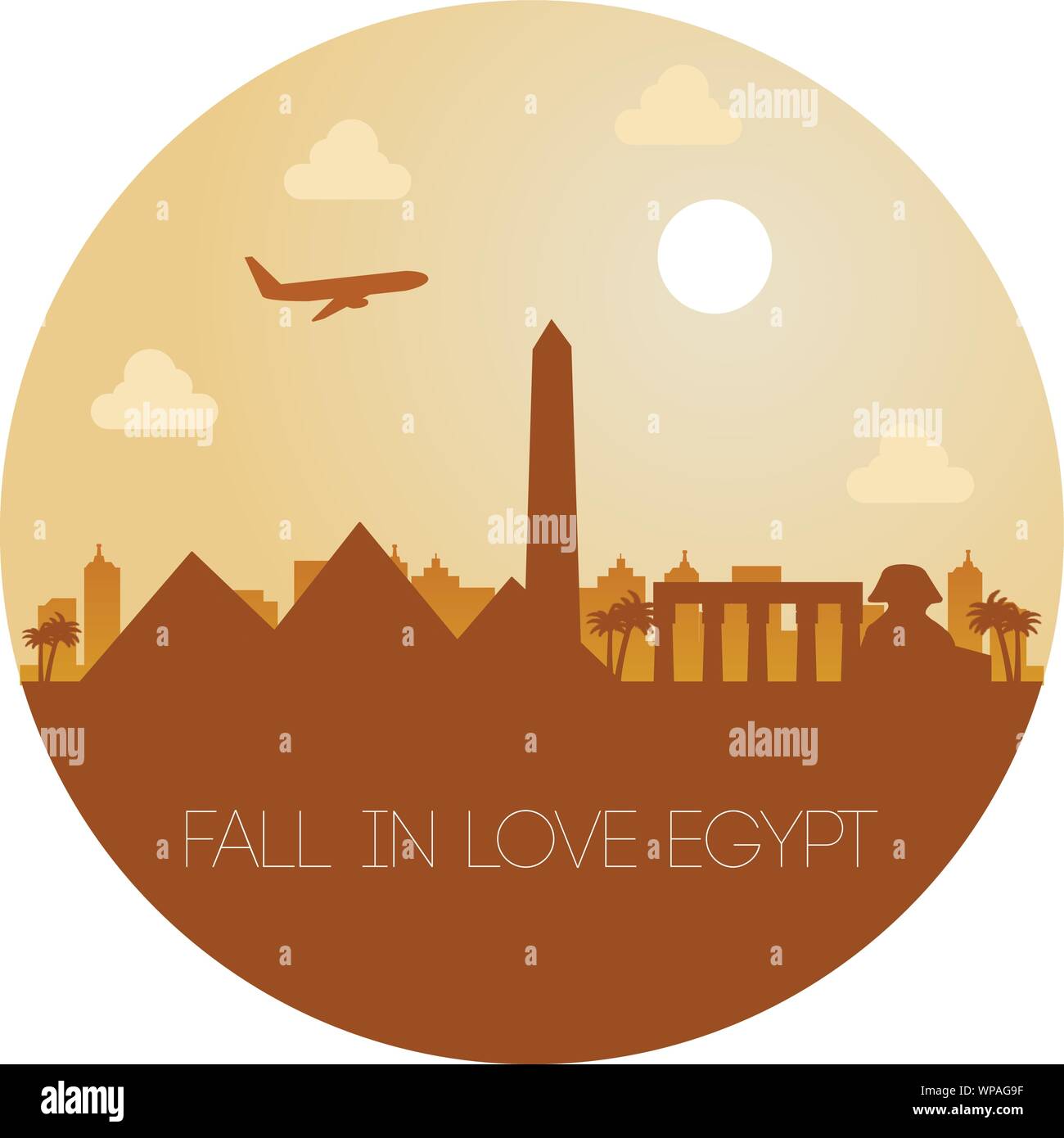 Ancient egypt karnak illustration Stock Vector Images - Alamy