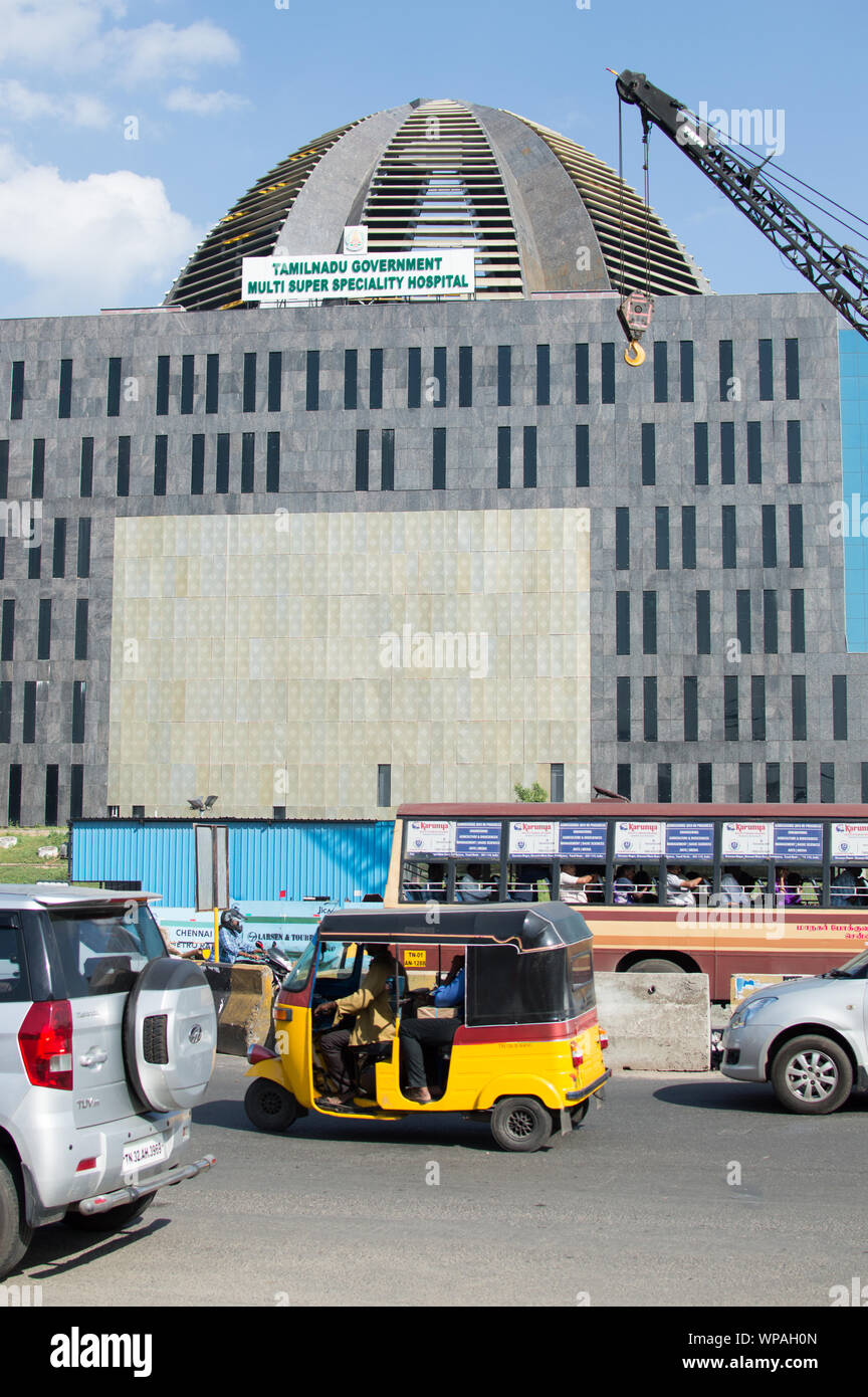 Tamilnadu Government Multi Super Speciality Hospital In Chennai Stock Photo Alamy