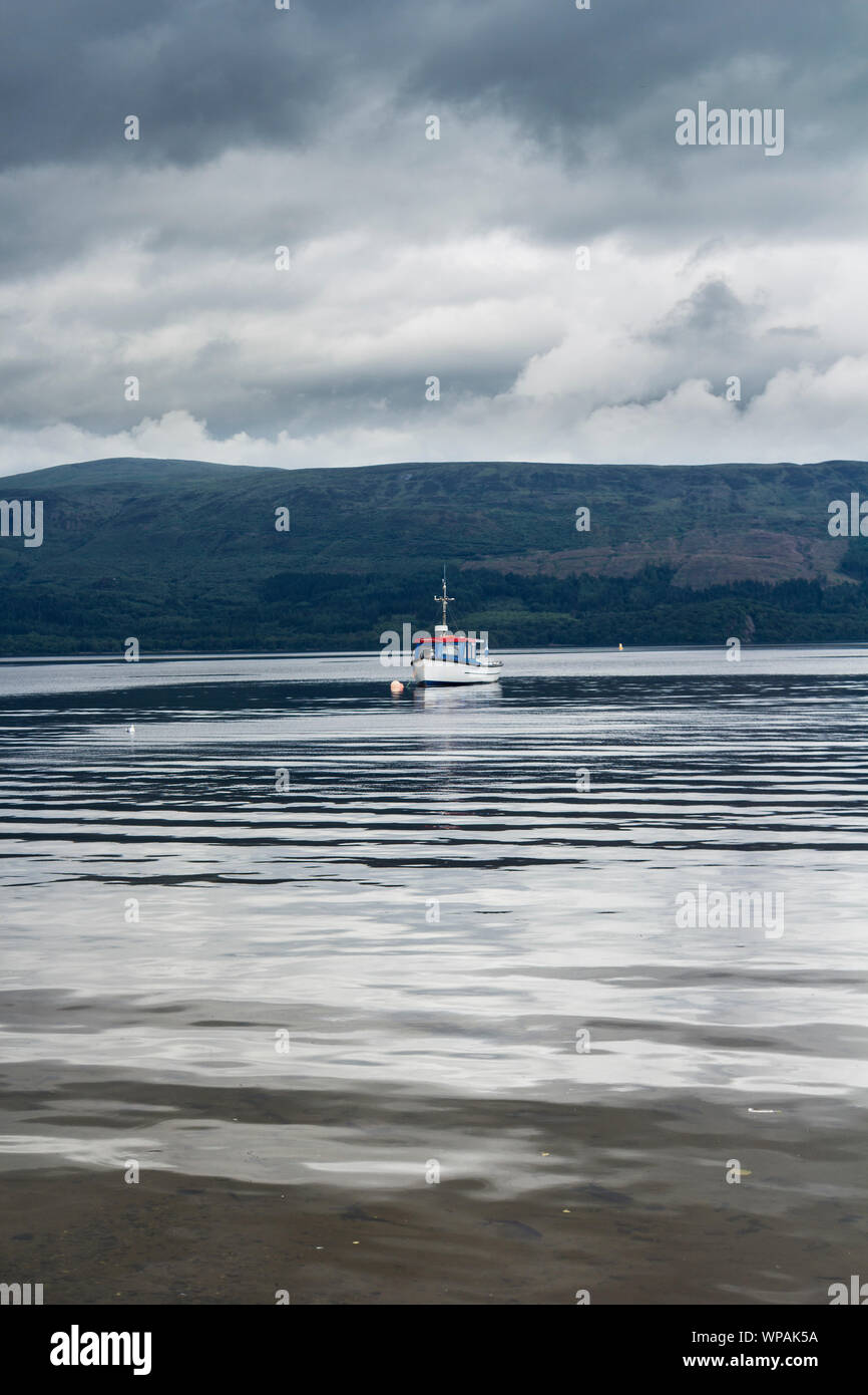 Loch Lomond boat Stock Photo Alamy