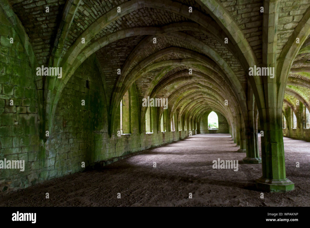 Fountains Abbey and Studley Royal Water Garden Stock Photo Alamy