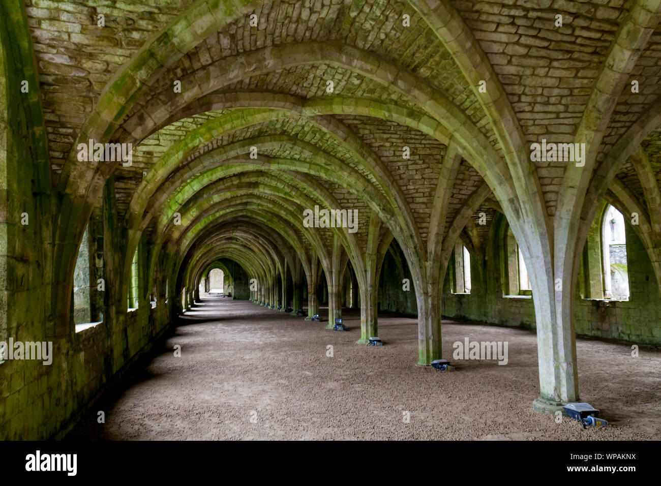 Fountains Abbey and Studley Royal Water Garden Stock Photo Alamy