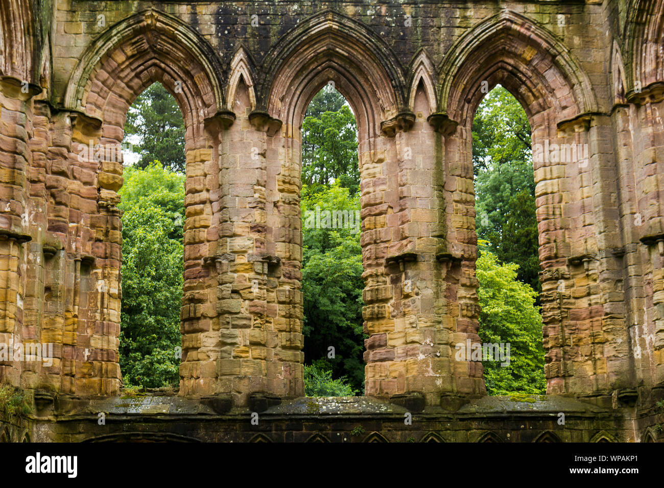 Fountains Abbey and Studley Royal Water Garden Stock Photo Alamy